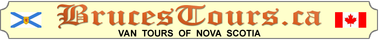 BrucesTours.ca - guided van taxi tours in Halifax Nova Scotia Canada